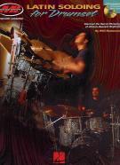 Latin Soloing For Drumset Book & Cd Sheet Music Songbook