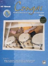 All About Congas Kalani Book & Cd Sheet Music Songbook