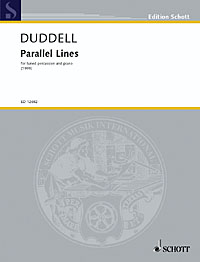 Duddell Parallel Lines Marimba And Piano Sheet Music Songbook