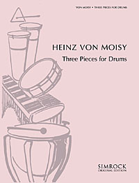Moisy Three Pieces For Drums Sheet Music Songbook
