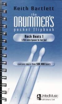 Drummers Pocket Flipbook Rock Beats 1 Bartlett Sheet Music Songbook