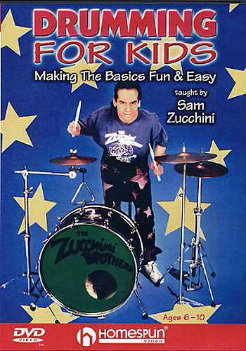 Drumming For Kids Zucchini Dvd Sheet Music Songbook