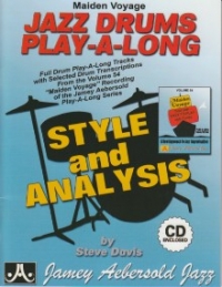 Maiden Voyage Drum Styles & Analysis Davis Book Cd Sheet Music Songbook