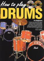 How To Play Drums For Beginners Book Cd Free Dvd Sheet Music Songbook