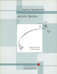 Schmidt-neri Kettle Battle 4 Kettle Drums Sheet Music Songbook