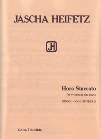 Dinicu Hora Staccato Heifetz/goldenberg Xylophone Sheet Music Songbook