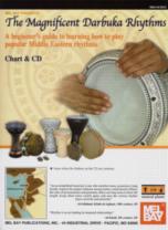Magnificent Darbuka Rhythms Chart & Cd Sheet Music Songbook