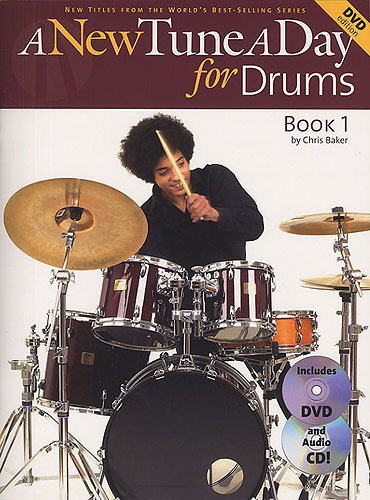New Tune A Day Drums Book Cd Dvd Sheet Music Songbook