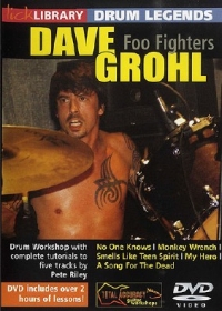 Dave Grohl Drum Legends Lick Library Dvd Sheet Music Songbook