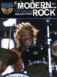 Drum Play Along 04 Modern Rock Book & Cd Sheet Music Songbook