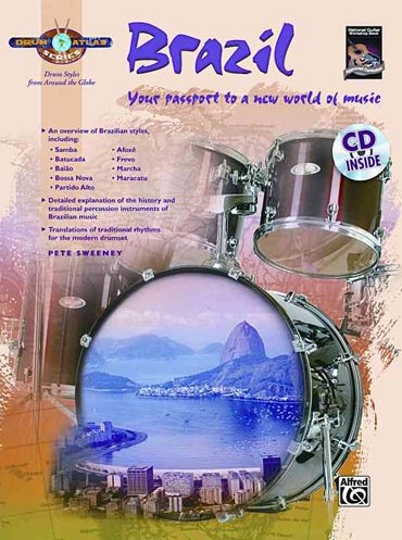 Drum Atlas Brazil Sweeney Book & Cd Sheet Music Songbook