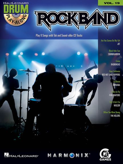 Drum Play Along 19 Rock Band (the Game) Book & Cd