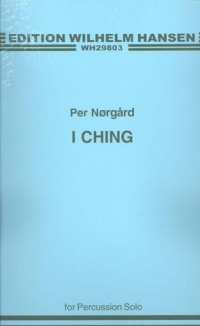 Norgard I Ching Percussion Solo Sheet Music Songbook