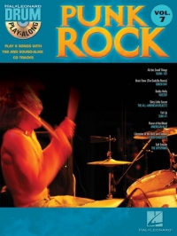 Drum Play Along 07 Punk Rock Book & Cd Sheet Music Songbook