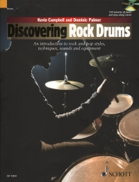 Discovering Rock Drums Campbell/palmer Book & Cd Sheet Music Songbook