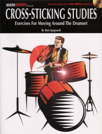 Cross Sticking Studies Spagnardi Drumset + Cd Sheet Music Songbook