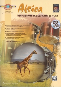 Drum Atlas Africa Book & Cd Sheet Music Songbook