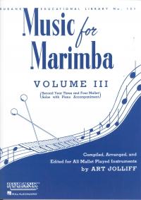 Music For Marimba Vol 3 Sheet Music Songbook