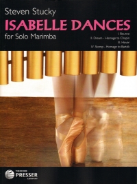 Stucky Isabelle Dances Solo Marimba Sheet Music Songbook