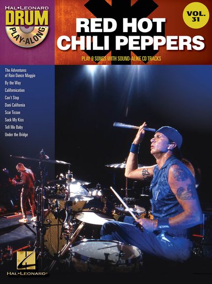 Drum Play Along 31 Red Hot Chili Peppers Book & Cd Sheet Music Songbook