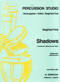 Fink Shadows Marimba & Vibraphone Sheet Music Songbook