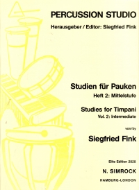 Fink Studies Vol. 2 Timpani Sheet Music Songbook
