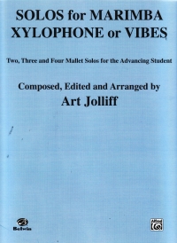 Solos For Marimba Xylophone Or Vibes Jolliff Sheet Music Songbook