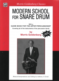 Modern School For Snare Drum  Goldenberg/cirrone Sheet Music Songbook
