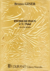 Giner Thaal (etudes De Peaux No 5) 5 Timpani Sheet Music Songbook