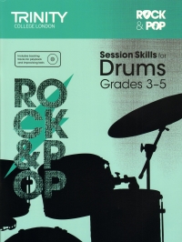 Trinity Rock & Pop Session Skills Drums Gr 3-5 Sheet Music Songbook