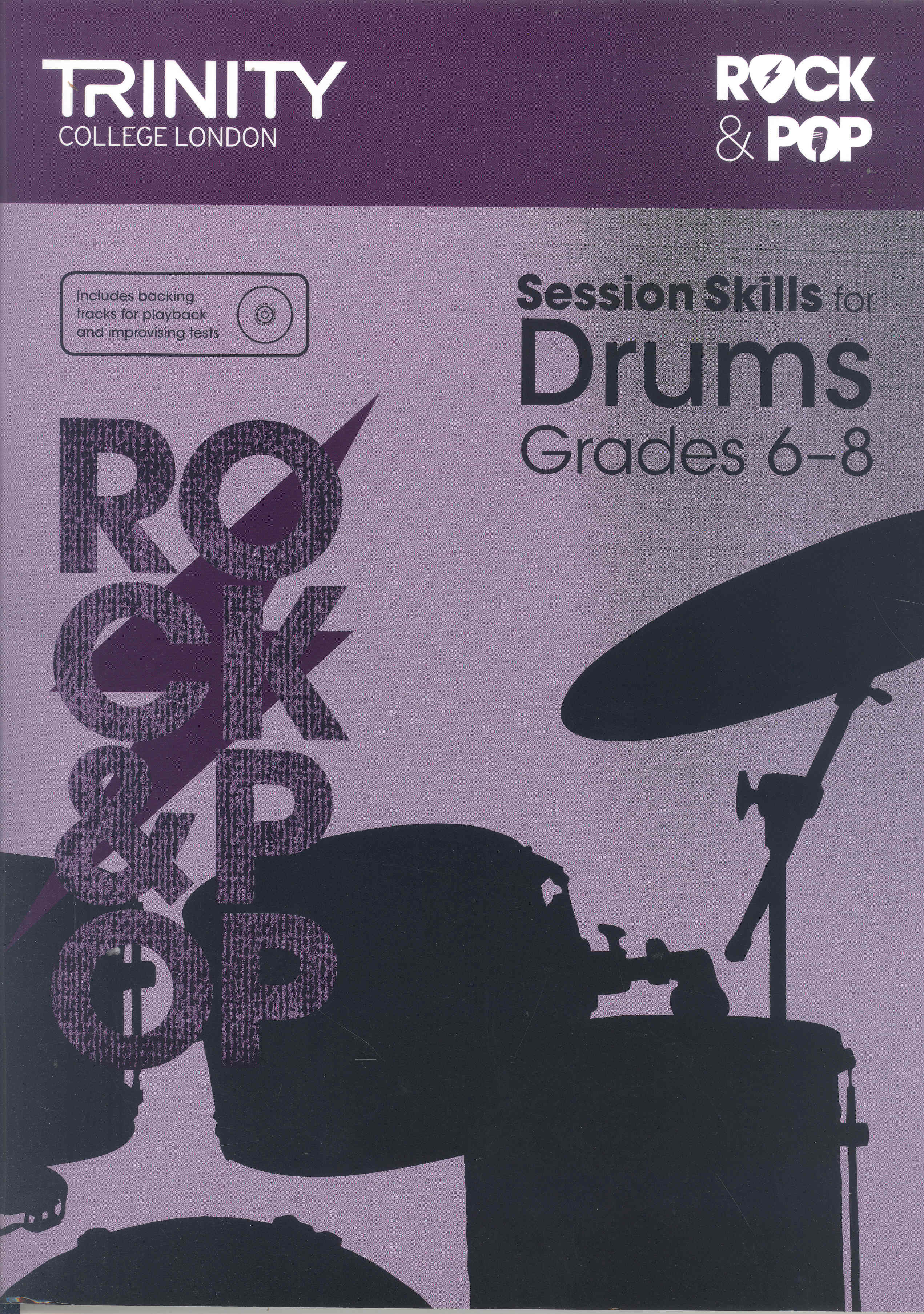 Trinity Rock & Pop Session Skills Drums Gr 6-8 Sheet Music Songbook