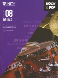 Trinity Rock & Pop 2018 Drums Grade 8 Sheet Music Songbook