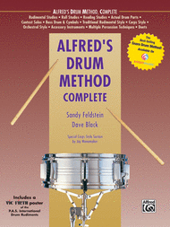 Alfred Drum Method Complete (with Poster) Sheet Music Songbook