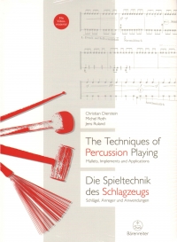 Techniques Of Percussion Playing Dierstein Roth Sheet Music Songbook