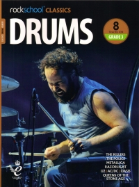 Rockschool Classics Drums Grade 3 + Online Sheet Music Songbook