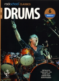 Rockschool Classics Drums Grades 6-8 + Online Sheet Music Songbook