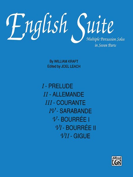 Kraft English Suite Percussion Sheet Music Songbook