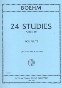 Boehm 24 Caprices Op26 Flute Sheet Music Songbook