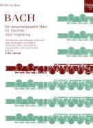 Bach For Unaccompanied Flute Sheet Music Songbook