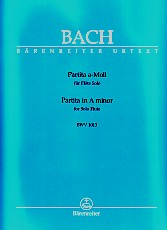 Bach Partita Amin Bwv1013 Solo Flute Sheet Music Songbook
