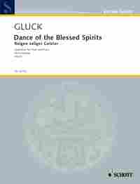 Gluck Dance Of The Blessed Spirit Flute Sheet Music Songbook