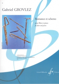 Grovlez Romance & Scherzo Flute Sheet Music Songbook