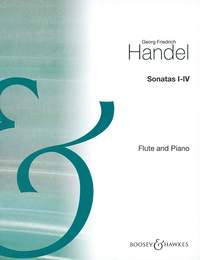 Handel Eight Sonatas Book 1 1-4 Flute Sheet Music Songbook