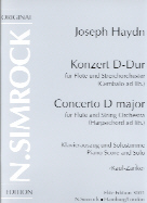 Haydn Concerto D Hobviif/d1 Flute Sheet Music Songbook