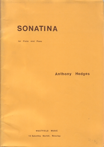 Hedges Sonatina Flute & Piano Sheet Music Songbook