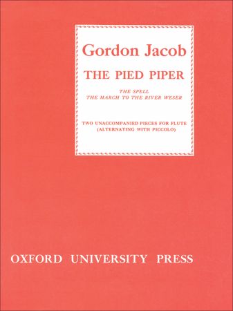 Jacob Pied Piper Flute Sheet Music Songbook