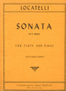 Locatelli Sonata C Flute Sheet Music Songbook