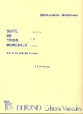 Godard Allegretto Flute & Piano Sheet Music Songbook