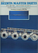 Belwin Master Duets Flute Intermediate Vol 1 Snell Sheet Music Songbook