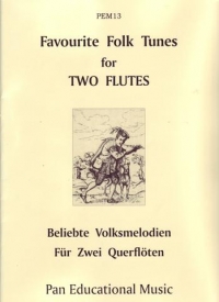 Favourite Folk Tunes Flute Duets Hunt/stewart Sheet Music Songbook